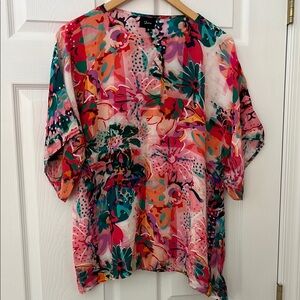 Floral Multicolor Women's Top